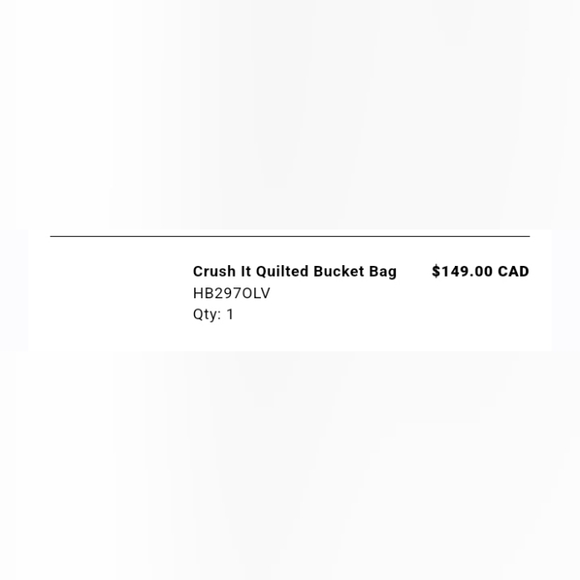 Crush It, Quilted Bucket Bag - Picture 5 of 5